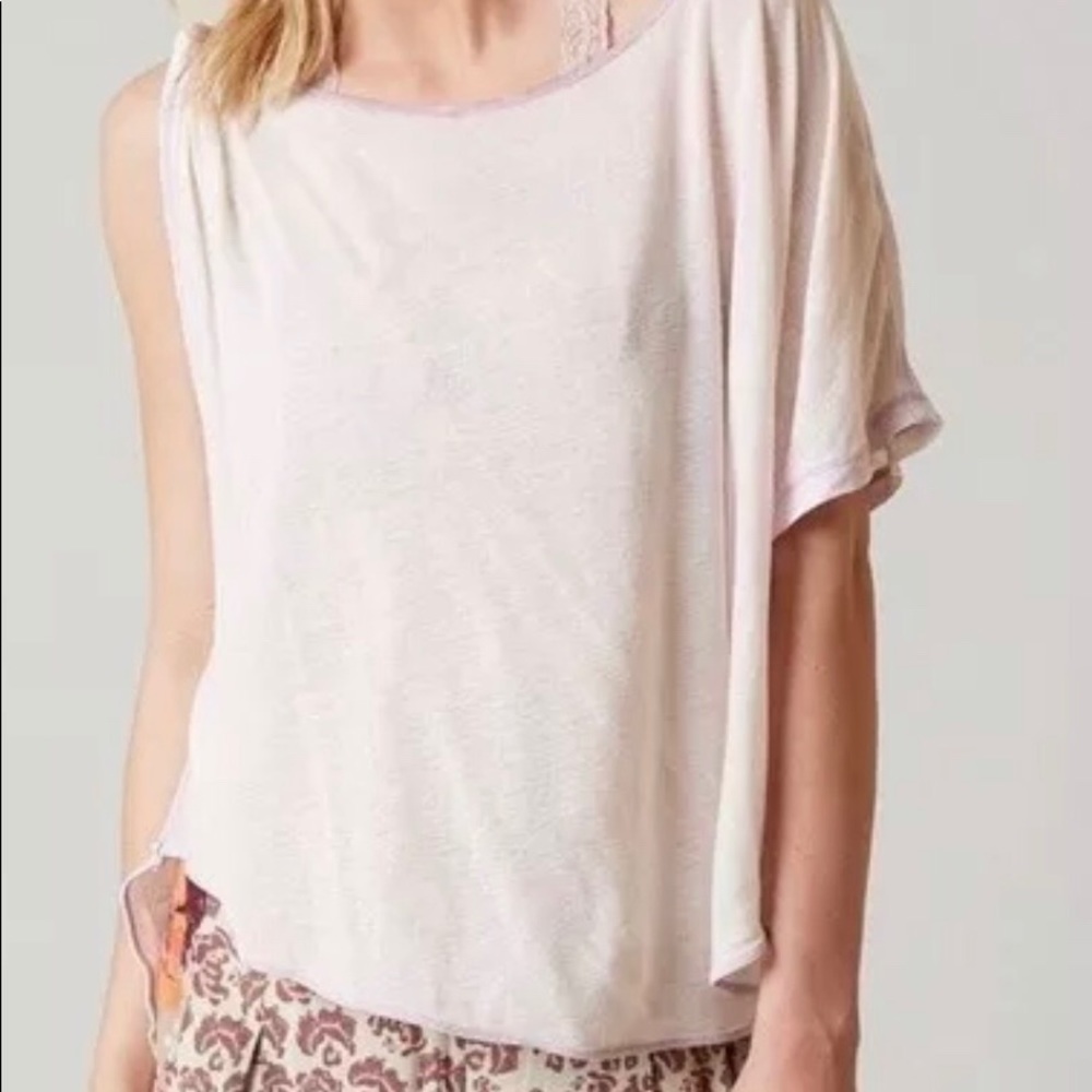 *NWT* Free People Womens Pluto One-Shoulder Tee